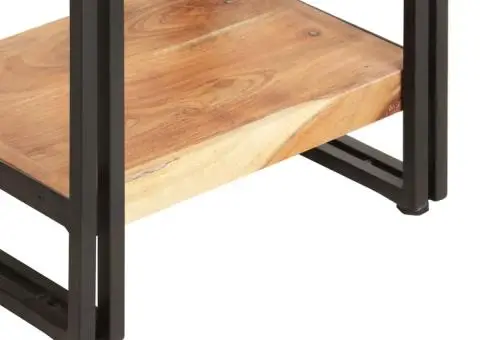 Bibliotecă cu 5 rafturi, 40x30x180 cm, lemn masiv de acacia - 4/5