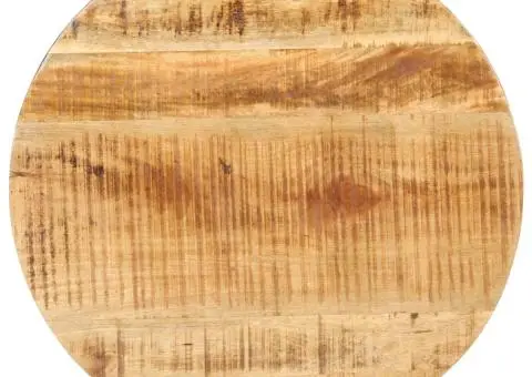 Măsuță de cafea, Ø68x43 cm, lemn de mango nefinisat - 4/5