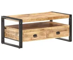 vidaXL Măsuță de cafea, 100x55x45 cm, lemn masiv de mango nefinisat