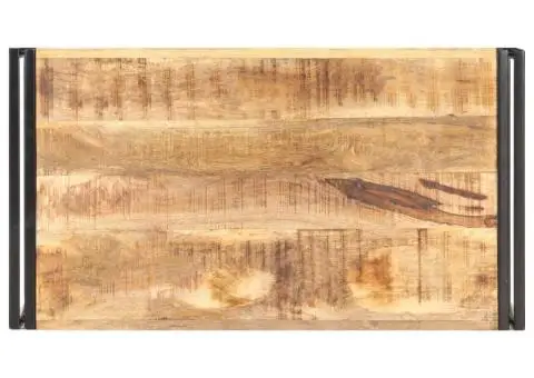 Măsuță de cafea, 100x55x45 cm, lemn masiv de mango nefinisat - 4/5