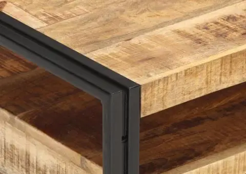 Măsuță de cafea, 100x55x45 cm, lemn masiv de mango nefinisat - 5/5