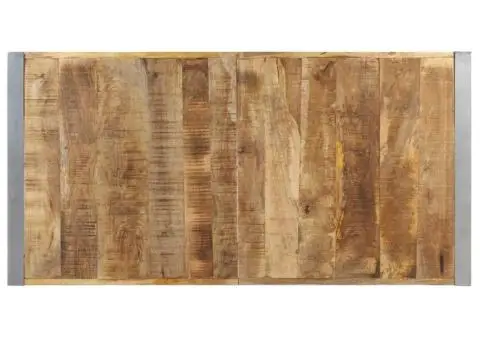 Măsuță de cafea, 140 x 70 x 40 cm, lemn de mango nefinisat - 3/5