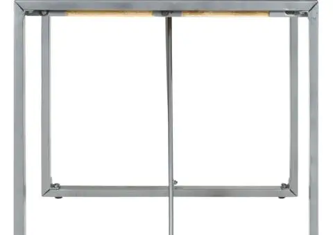 Masă de bucătărie, 80 x 80 x 75 cm, lemn de mango nefinisat - 3/5