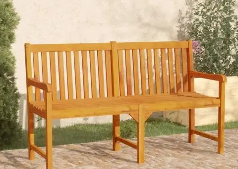 Bancă pentru grădină, 150 cm, lemn masiv de acacia - 1/5