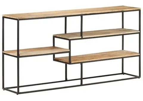 Servantă, 150 x 30 x 75 cm, lemn masiv de mango netratat - 1/5