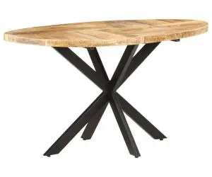 vidaXL Masă de bucătărie, 140x80x75 cm, lemn masiv de mango