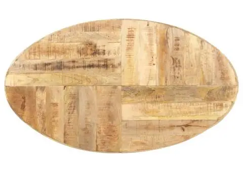 Masă de bucătărie, 140x80x75 cm, lemn masiv de mango - 4/5