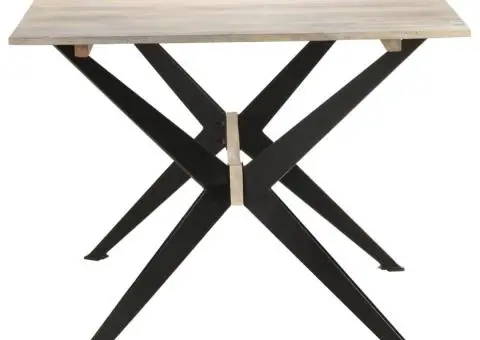 Masă de bucătărie, 180x90x76 cm, lemn masiv de mango - 3/5