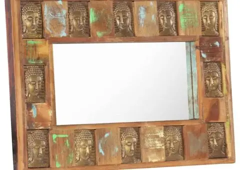 Servantă plăci Buddha, 80 x 50 cm, lemn masiv reciclat - 1/5