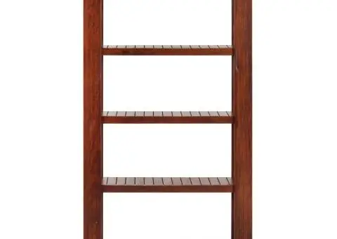 Bibliotecă, maro miere, 85 x 30 x 166 cm, lemn masiv de acacia - 2/5