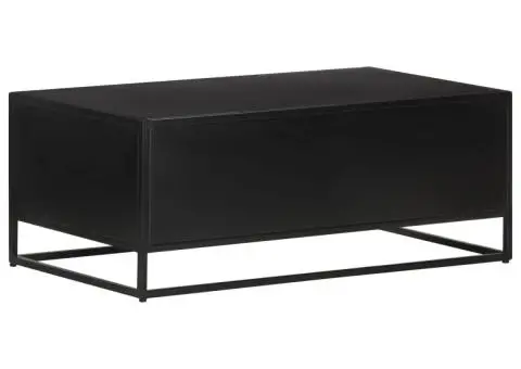 Măsuță de cafea, 90x50x35 cm, lemn de mango nefinisat - 4/5