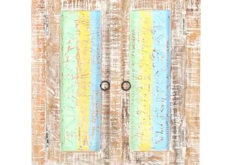 Dulap, 61x35x76 cm, lemn de acacia nefinisat - 2/5