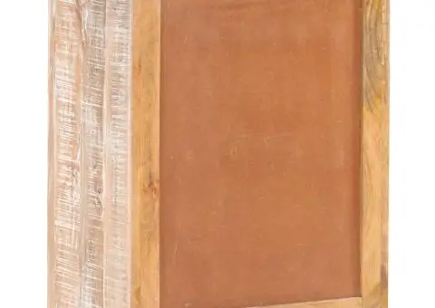 Dulap, 61x35x76 cm, lemn de acacia nefinisat - 3/5