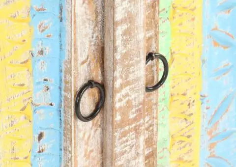 Dulap, 61x35x76 cm, lemn de acacia nefinisat - 4/5