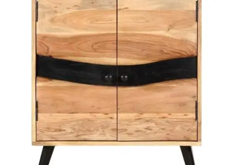 Dulap, 57x34x75 cm, lemn masiv de acacia - 2/5