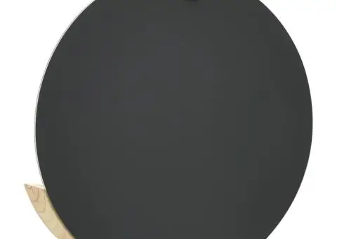 Oglindă de perete, 35 cm, lemn masiv de pin - 4/5