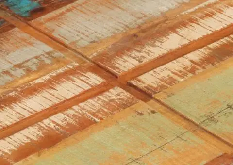 Măsuță de cafea, 80x80x28 cm, lemn masiv reciclat - 5/5