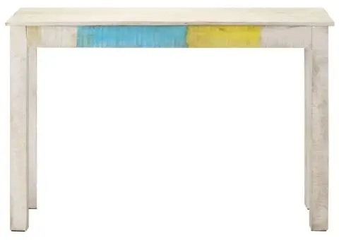 Masă consolă, 115x35x77 cm, lemn de mango nefinisat - 2/5