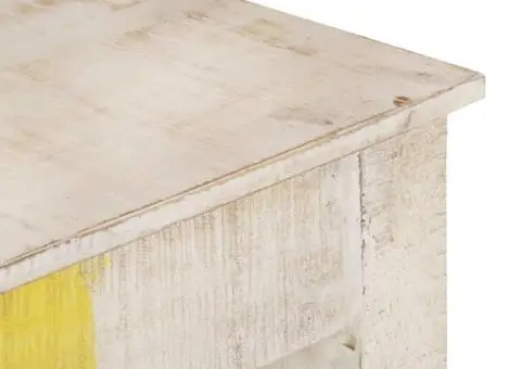 Masă consolă, 115x35x77 cm, lemn de mango nefinisat - 4/5