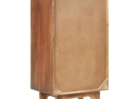 Scrin cu sertare, 43,5 x 35 x 90 cm, lemn masiv de acacia - 4/5