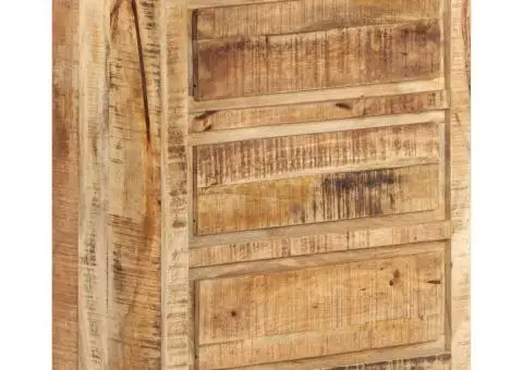 Dulap cu sertar, 60x33x75 cm, lemn masiv de mango - 1/5