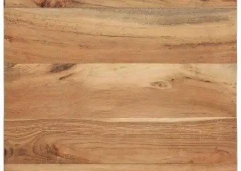 Taburet, 40x30x40 cm, lemn masiv de acacia - 4/5