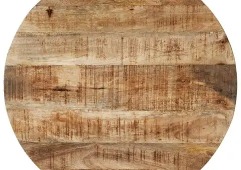 Măsuță de cafea, Ø68 cm, lemn de mango nefinisat - 3/5