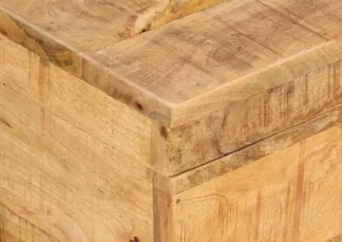 Cutie de depozitare, 39x28x31 cm, lemn masiv de mango - 5/5