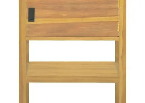 Dulap de baie, 60x40x75 cm, lemn masiv de tec - 3/5