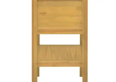 Dulap de baie, 60x40x75 cm, lemn masiv de tec - 4/5