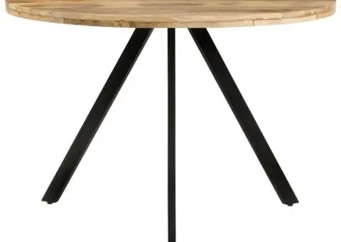 Masă de bucătărie, 110x75 cm, lemn masiv de mango - 2/5