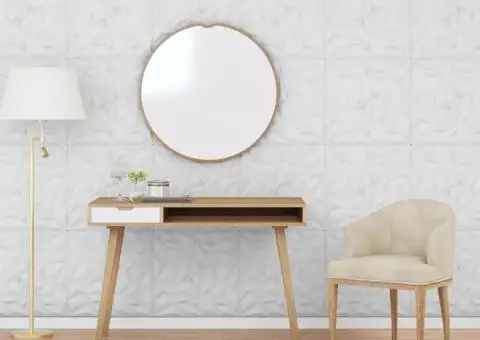 Panouri de perete 12 buc. alb 50x50 cm XPS 3 m² ametist - 1/5