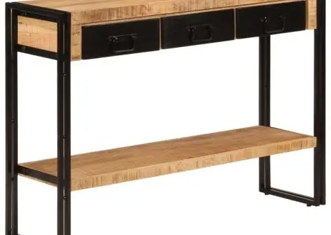 Măsuță consolă, 110x30x76 cm, lemn masiv de mango - 1/5