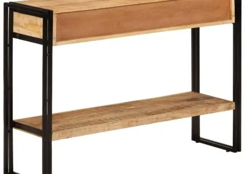 Măsuță consolă, 110x30x76 cm, lemn masiv de mango - 3/5