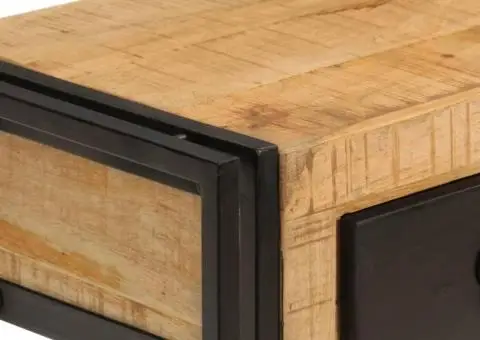 Măsuță consolă, 110x30x76 cm, lemn masiv de mango - 4/5