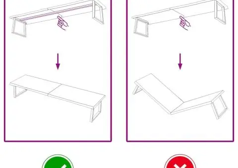 Poliță de perete, 220x60x(2-6)cm, lemn masiv de stejar netratat - 4/5