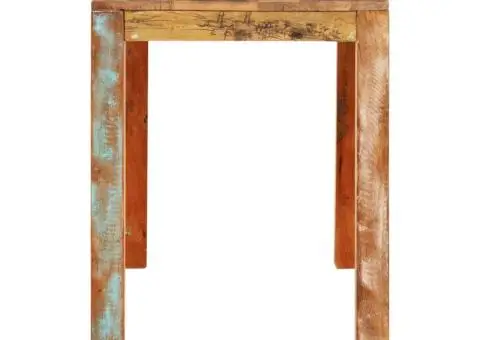 Masă de bucătărie, 110x55x76 cm, lemn masiv reciclat - 3/5