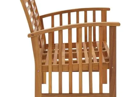 Set mobilier de grădină, 3 piese, lemn masiv de acacia - 5/5