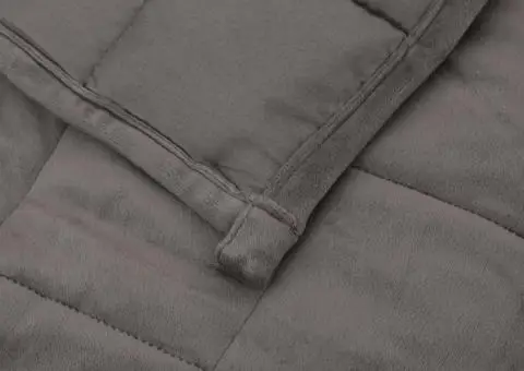 Pătură cu greutăți, gri, 150x200 cm, 11 kg, material textil - 5/5