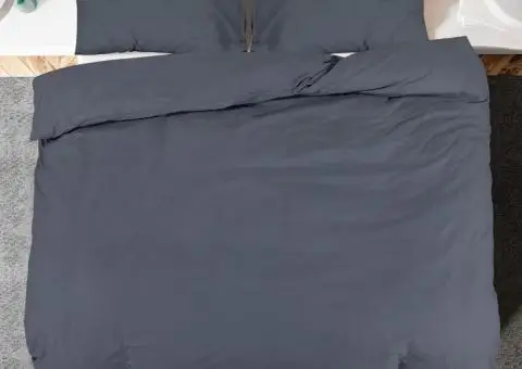 Set cu husă de pilotă, antracit, 200x220 cm, microfibră - 5/5