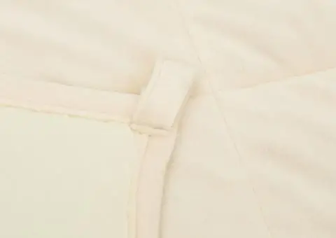 Pătură grea, crem deschis, 140x200 cm, 10 kg, material textil - 5/5