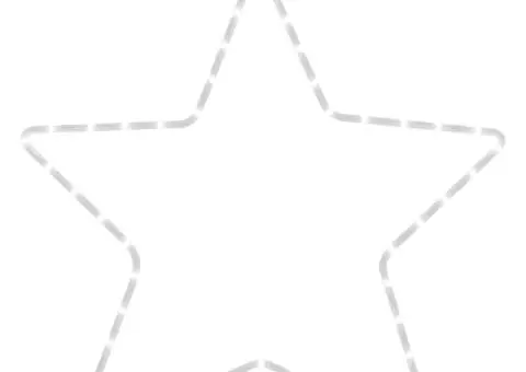 Figurină stea de Crăciun, 48 LED-uri, alb cald, 56 cm - 5/5