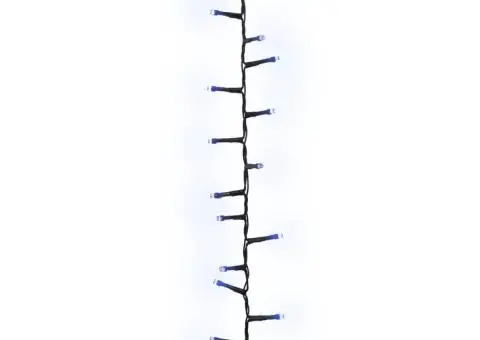 Instalație compactă cu 3000 LED-uri, albastru, 65 m, PVC - 3/5