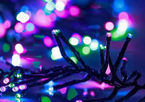 Instalație tip cluster 400 LED-uri multicolor pastel 7,4 m PVC - 4/5