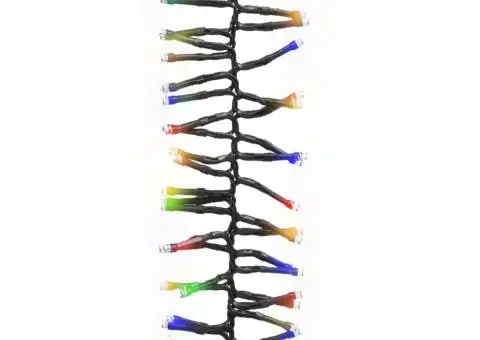 Instalație cluster cu 3000 LED-uri, multicolor, 23 m, PVC - 3/5