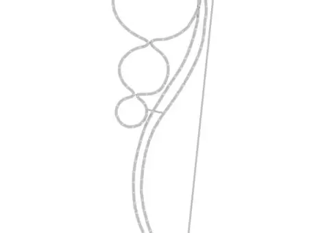 Șir de lumini în formă de bilă 4 buc. alb cald 111,5x35x4,5 cm - 3/5