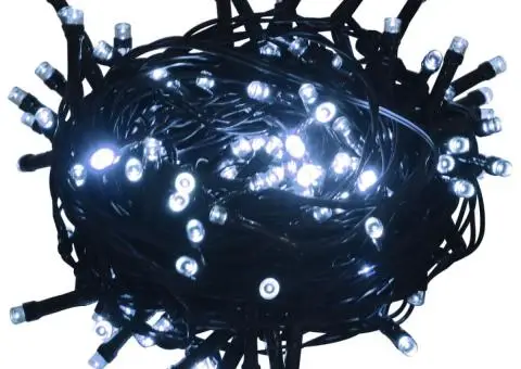 Instalație 1000 LED-uri, interior/exterior, IP44 100 m alb rece - 2/5