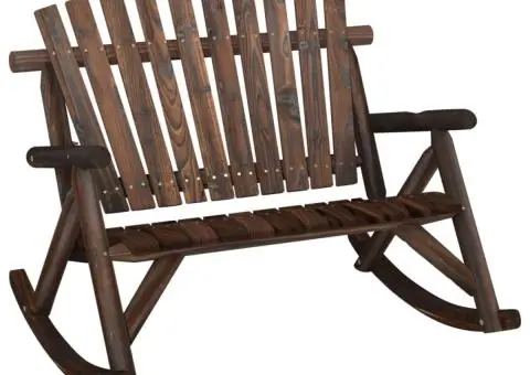 Set mobilier de grădină, 3 piese, lemn masiv de molid - 2/5