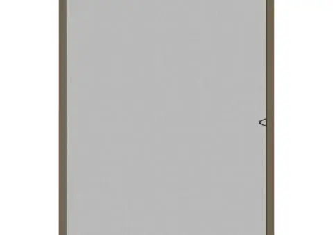 Plasă de insecte pentru ferestre, maro, 90x120 cm - 3/5