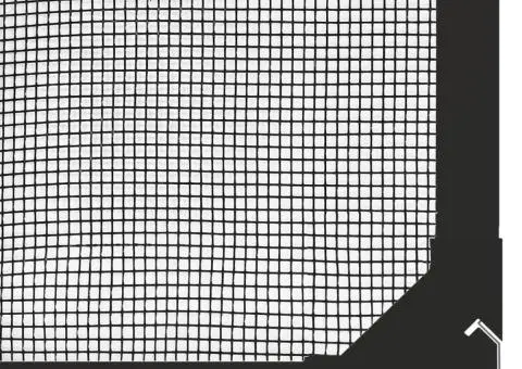 Plasă insecte magnetică pentru ferestre, antracit, 120x140 cm - 5/5